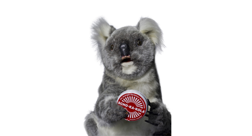 Koalabär mit Schokakola Dose